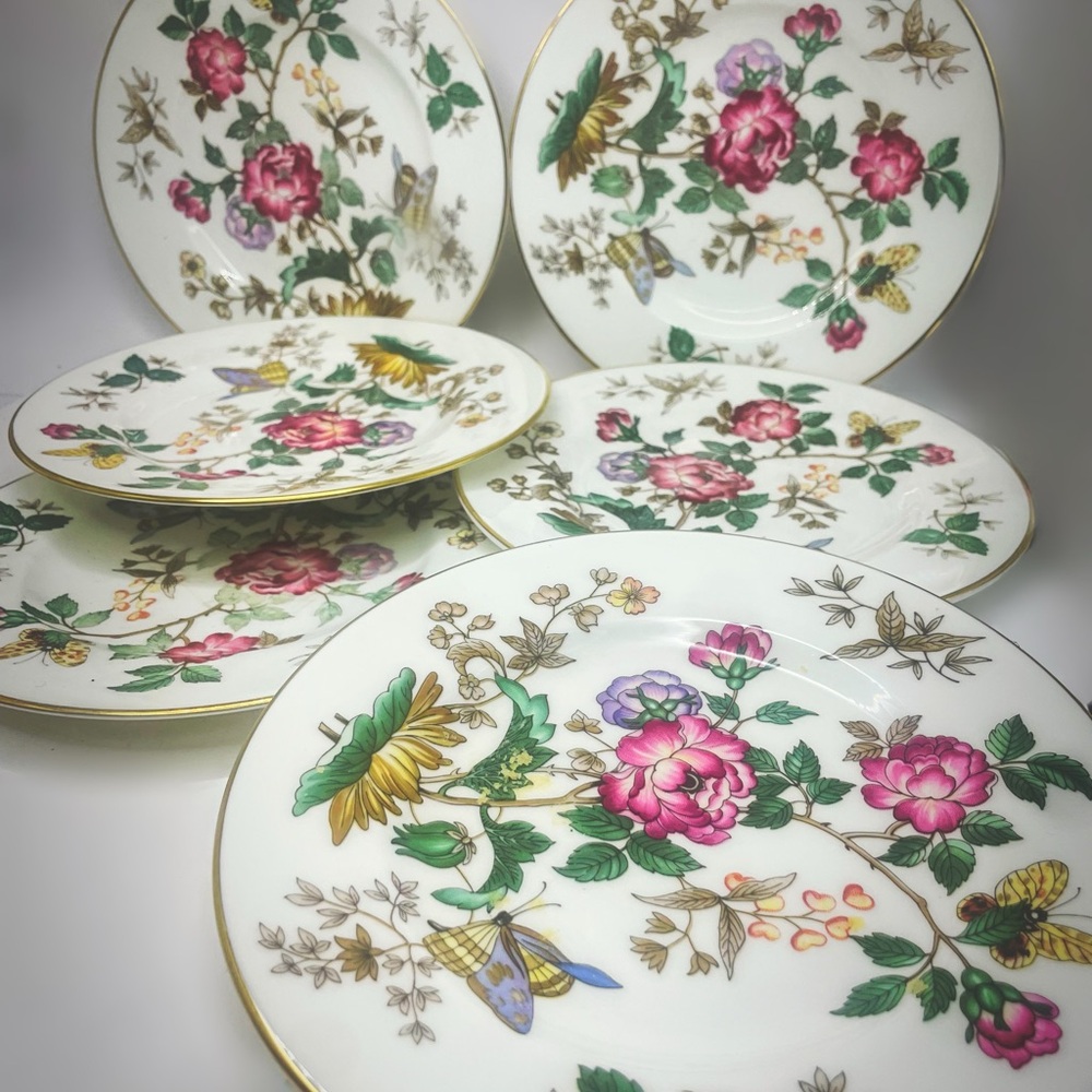 5 x Wedgwood Charnwood salad plates 6”